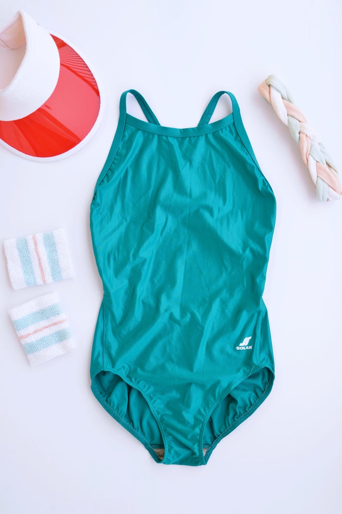 80's Cross Back Swimsuit