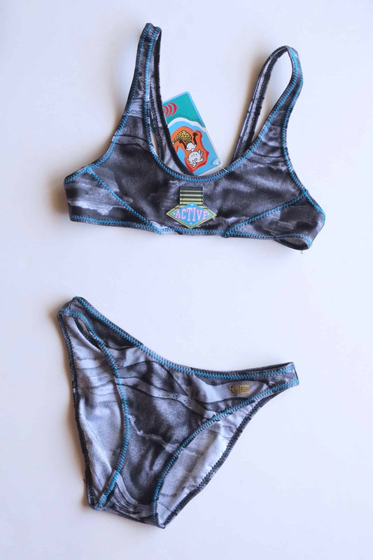 90's Girls Grey Swimsuit