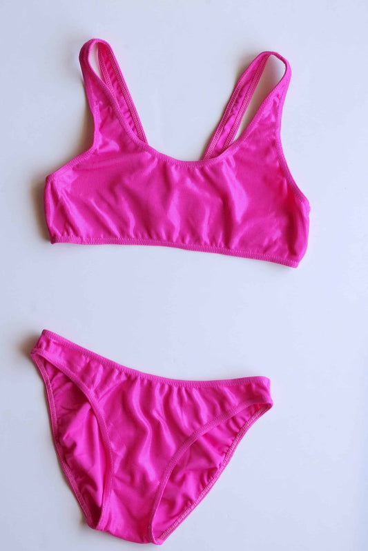 90's Rib Pink Two-Piece