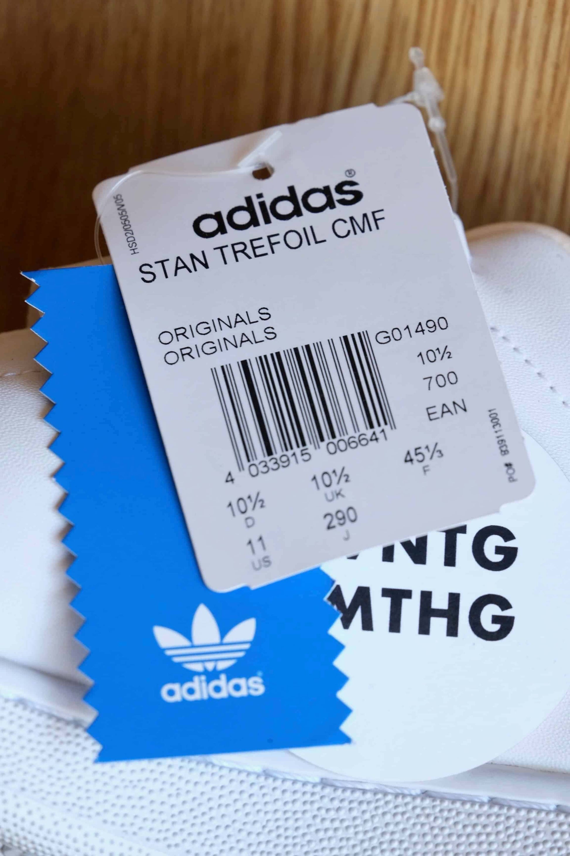 ADIDAS Vintage Stan Smith Trefoil Velcro label