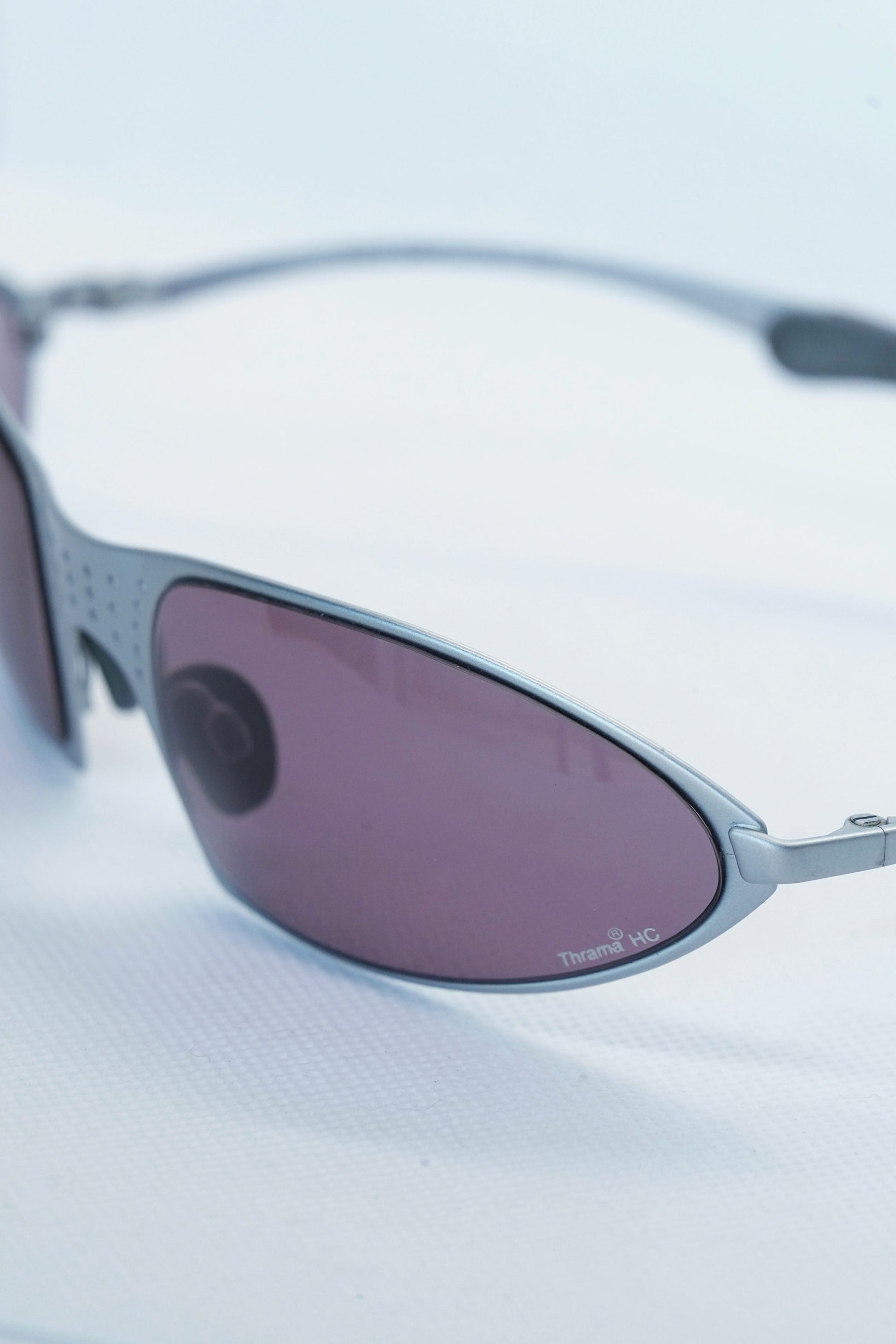 Briko Wraparound Metal Sunglasses