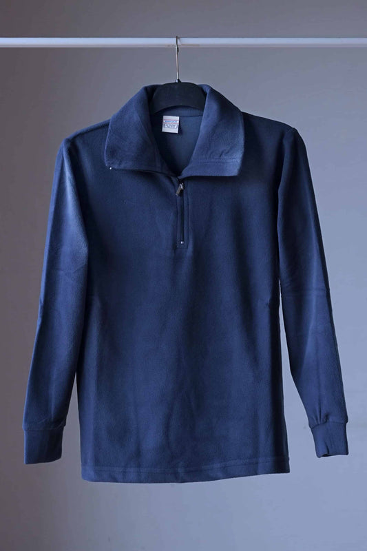 KIDS Fleece Zip Neck Top