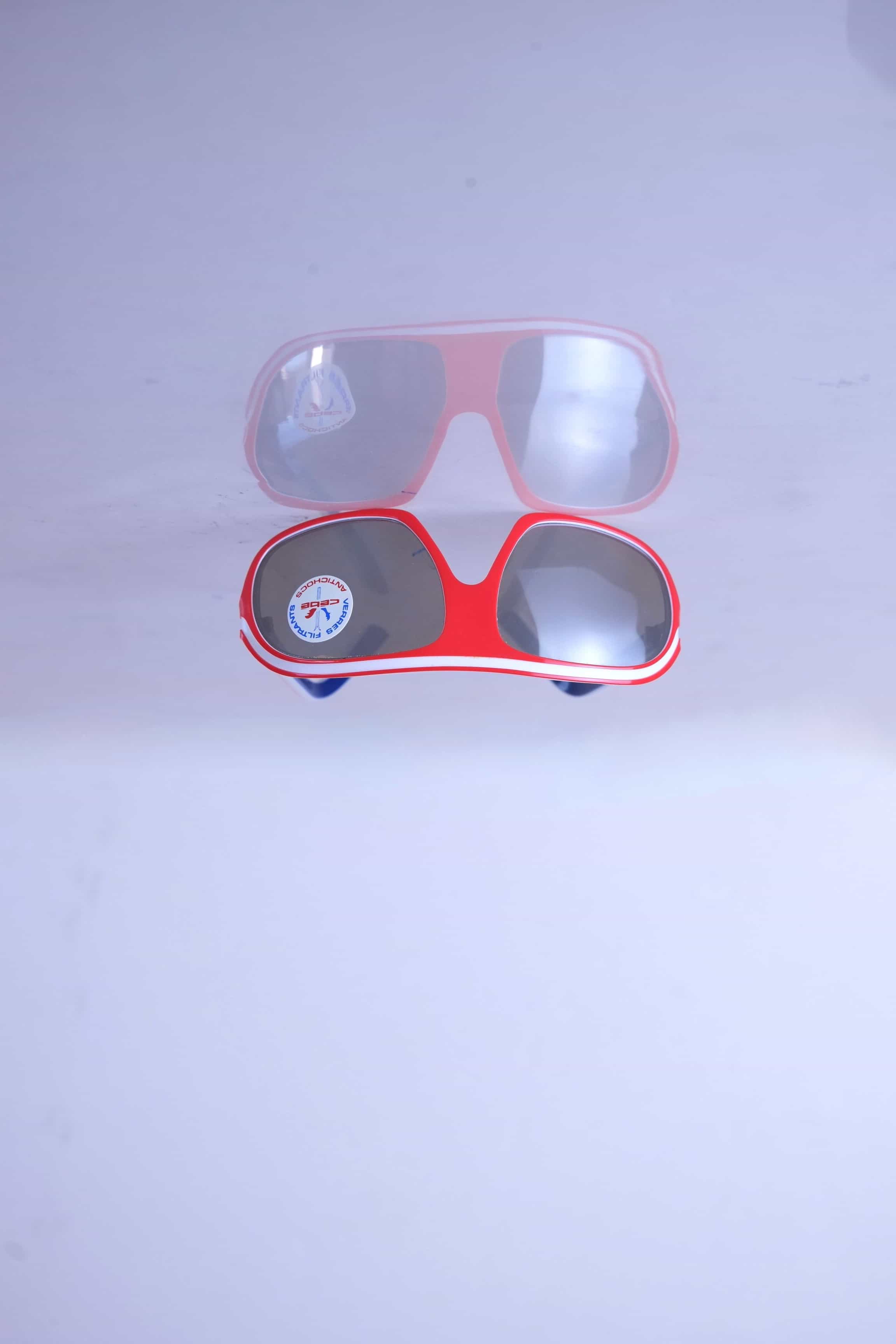 CÉBÉ Vintage 80s Sunglasses Mirror Lens – Red Blue Alpine 