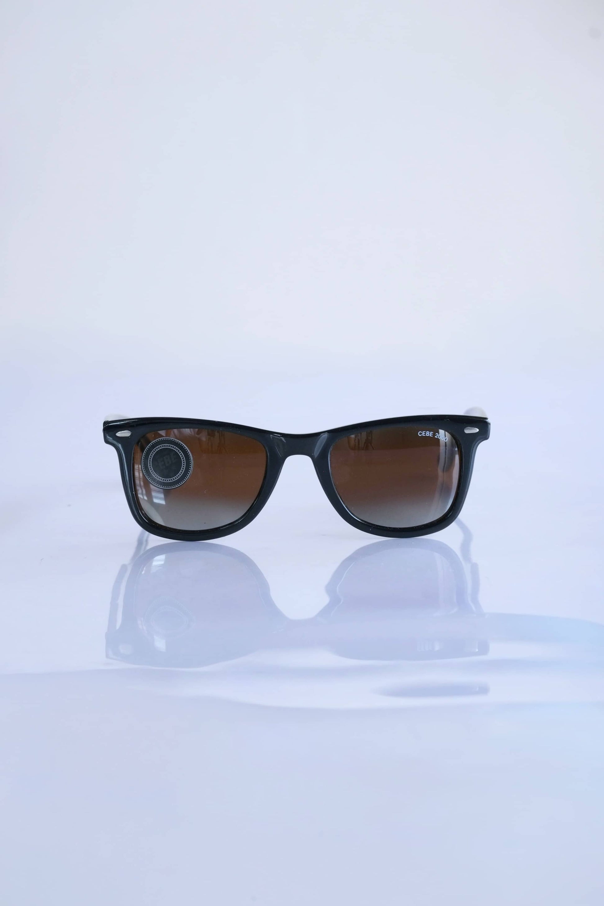 CÉBÉ 90's Wayfarer Mirrored Lens Sunglasses