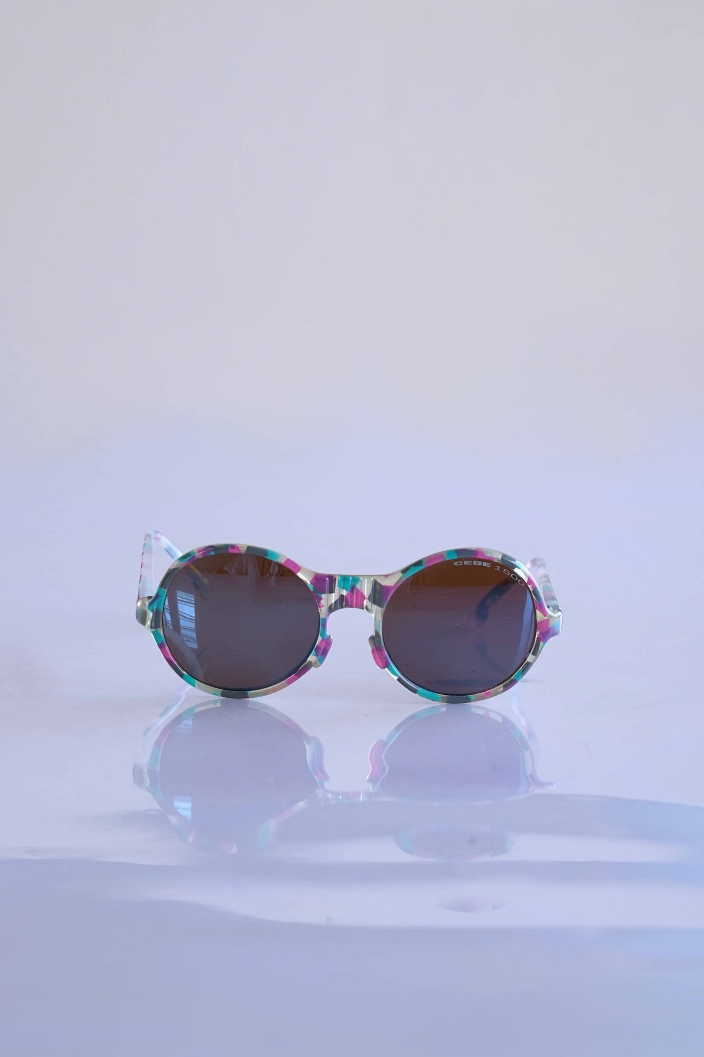 CÉBÉ Baby Glasses in mutliprint purple and green