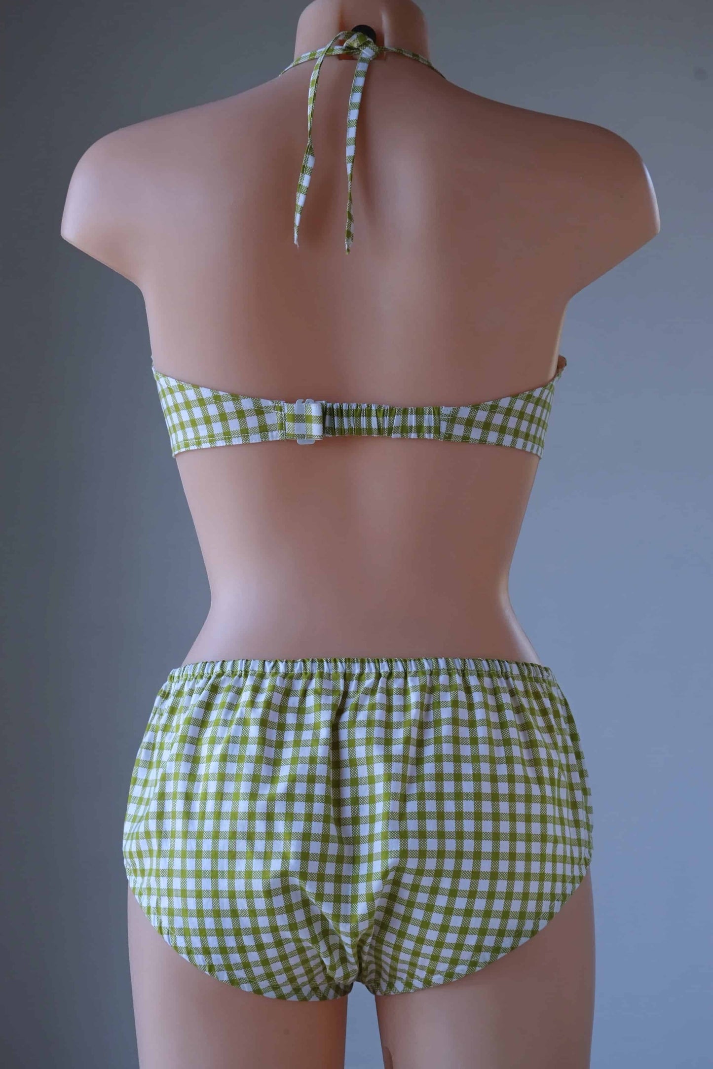 CROISETTE Vintage 1960's Gingham Bikini