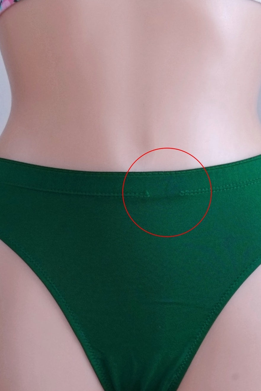 DANSKIN-Vintage-90s-Dance-Briefs-Solid-Green
