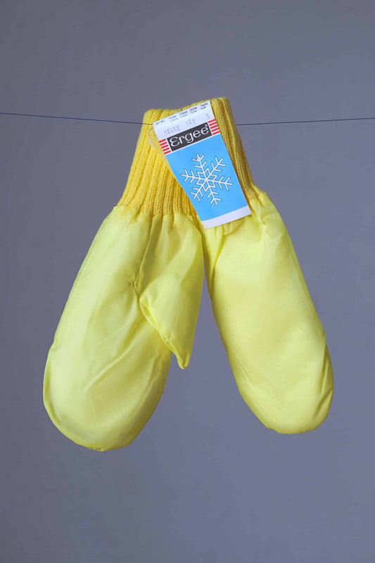ERGEE Kids Ski Mittens in yellow