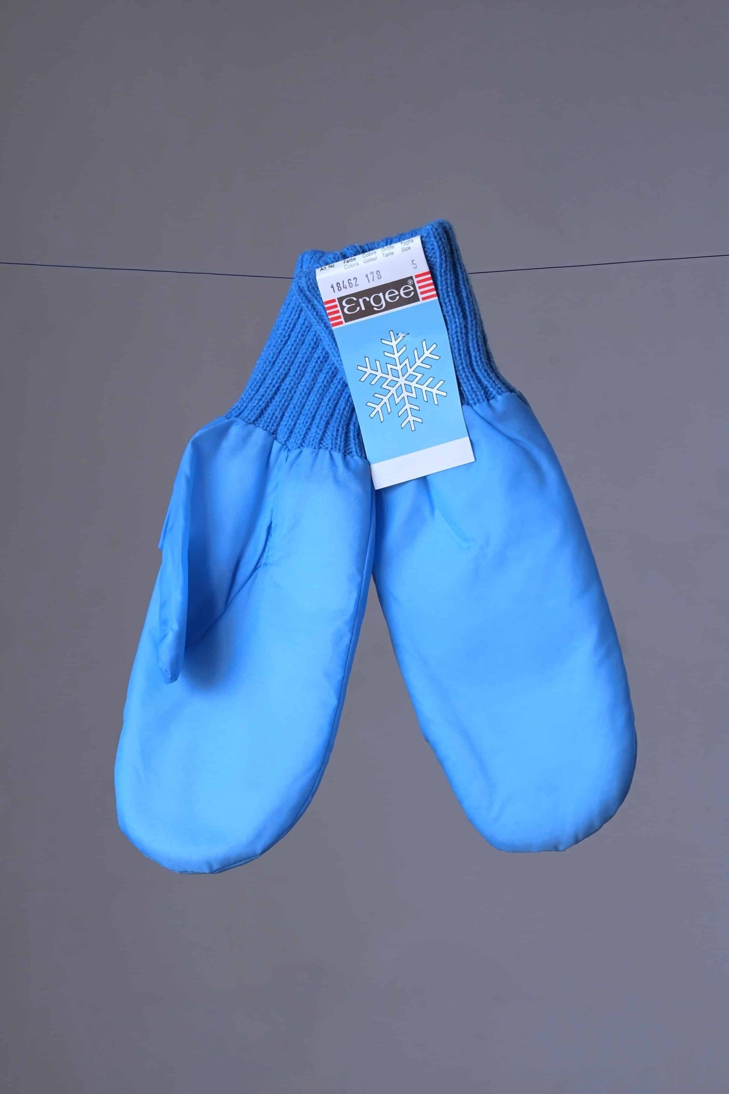 ERGEE Kids Ski Mittens in Light blue