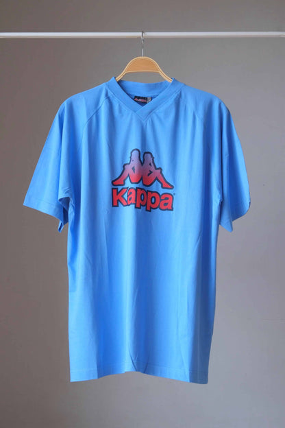 KAPPA 90's V-neck T-shirt blue