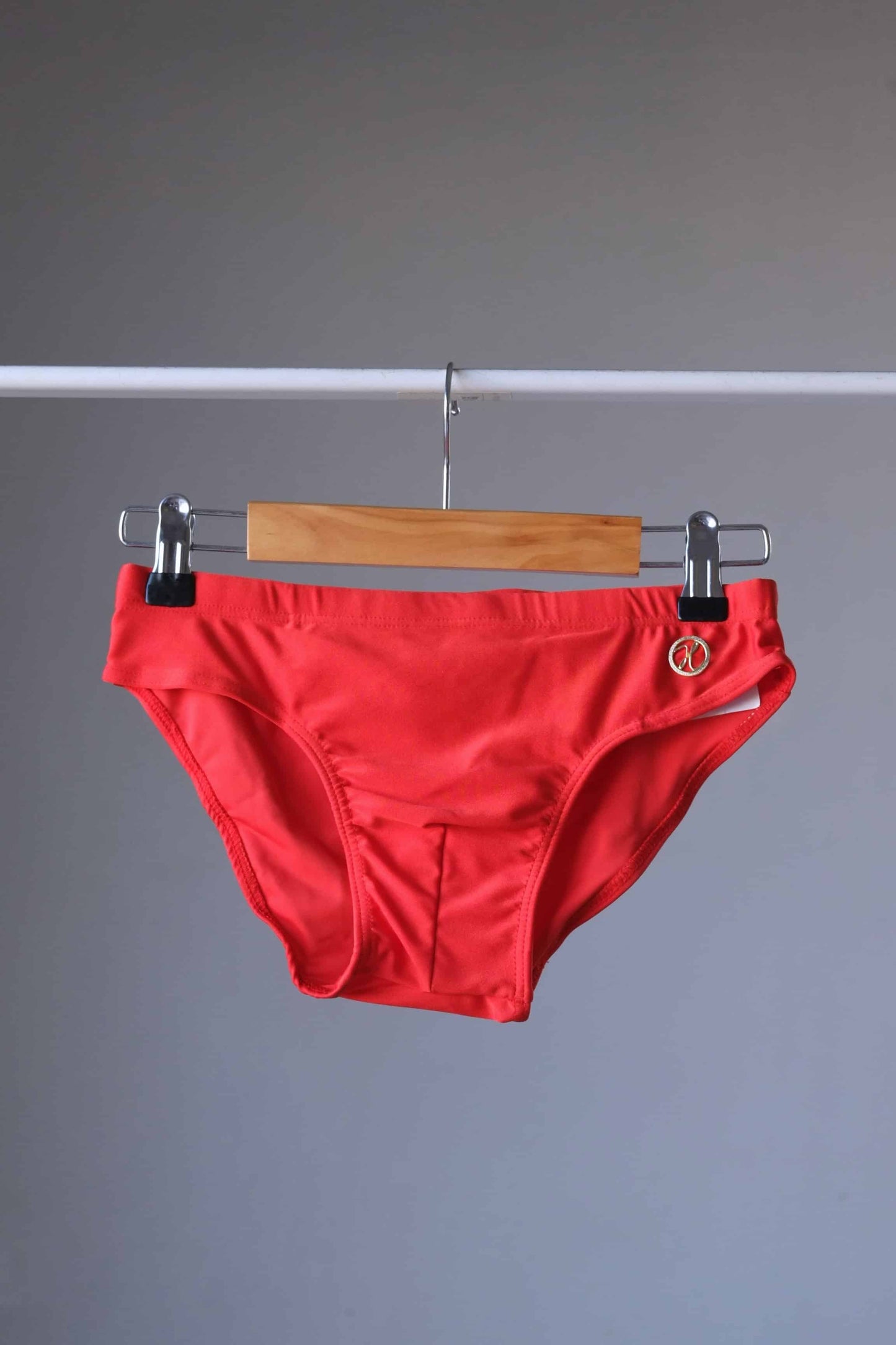 MONSIEUR ORCHIDÉE Vintage 80's Classic Solid Low Rise Swim Briefs
