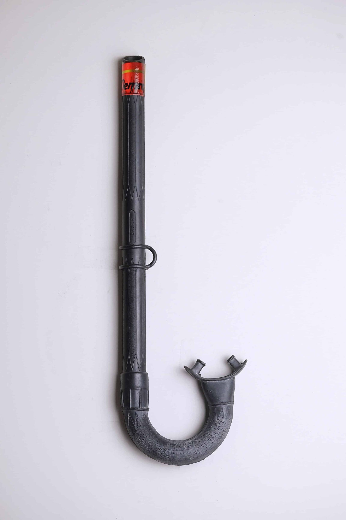 Vintage Nemrod Menorca snorkel on white background
