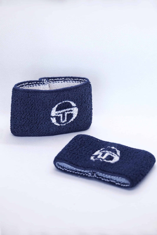 Vintage Sergio Tacchini Wristbands navy