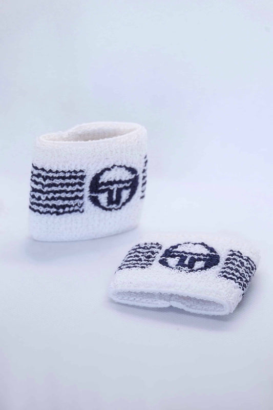 Vintage Sergio Tacchini Wristbands white