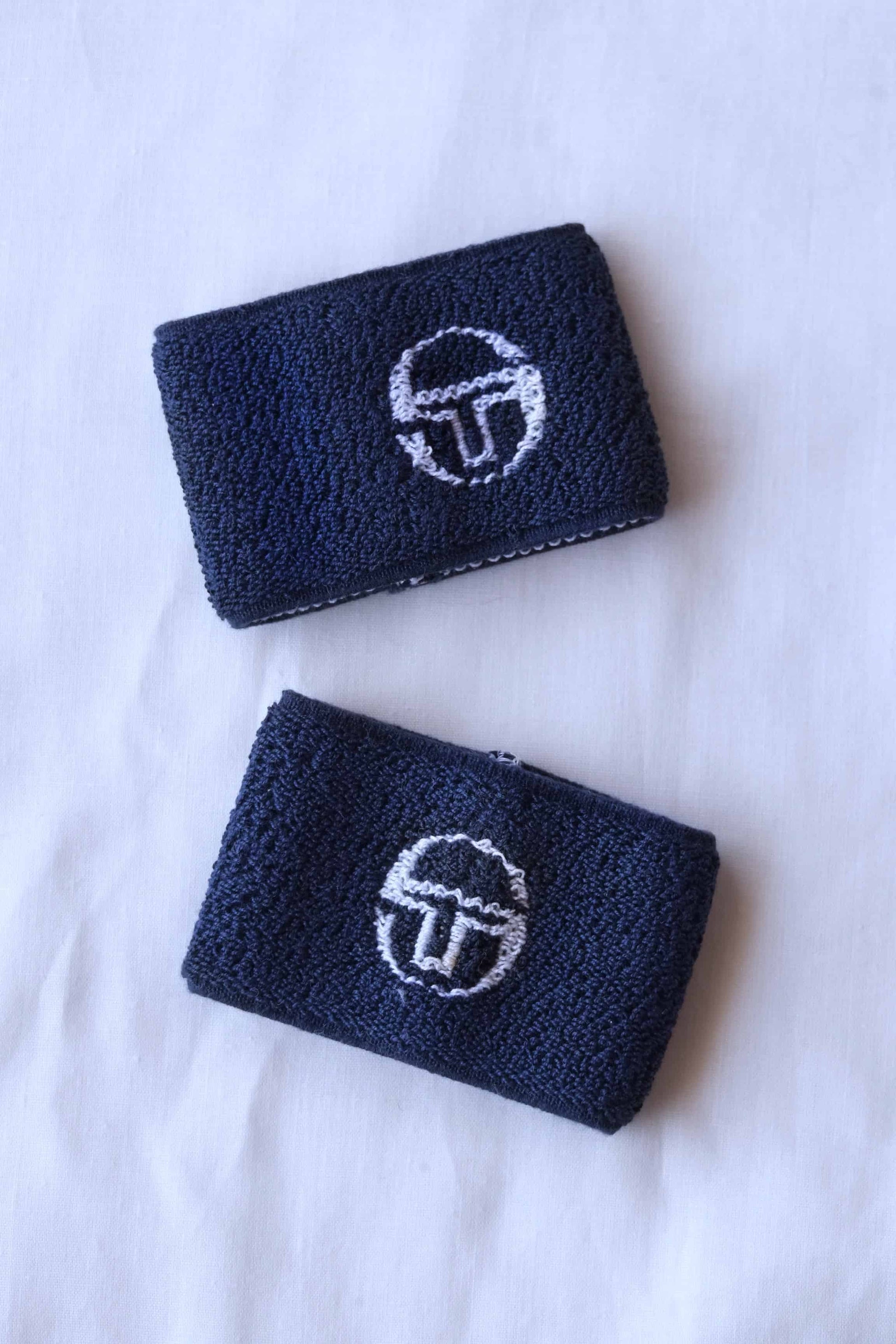 Vintage Sergio Tacchini Wristbands navy