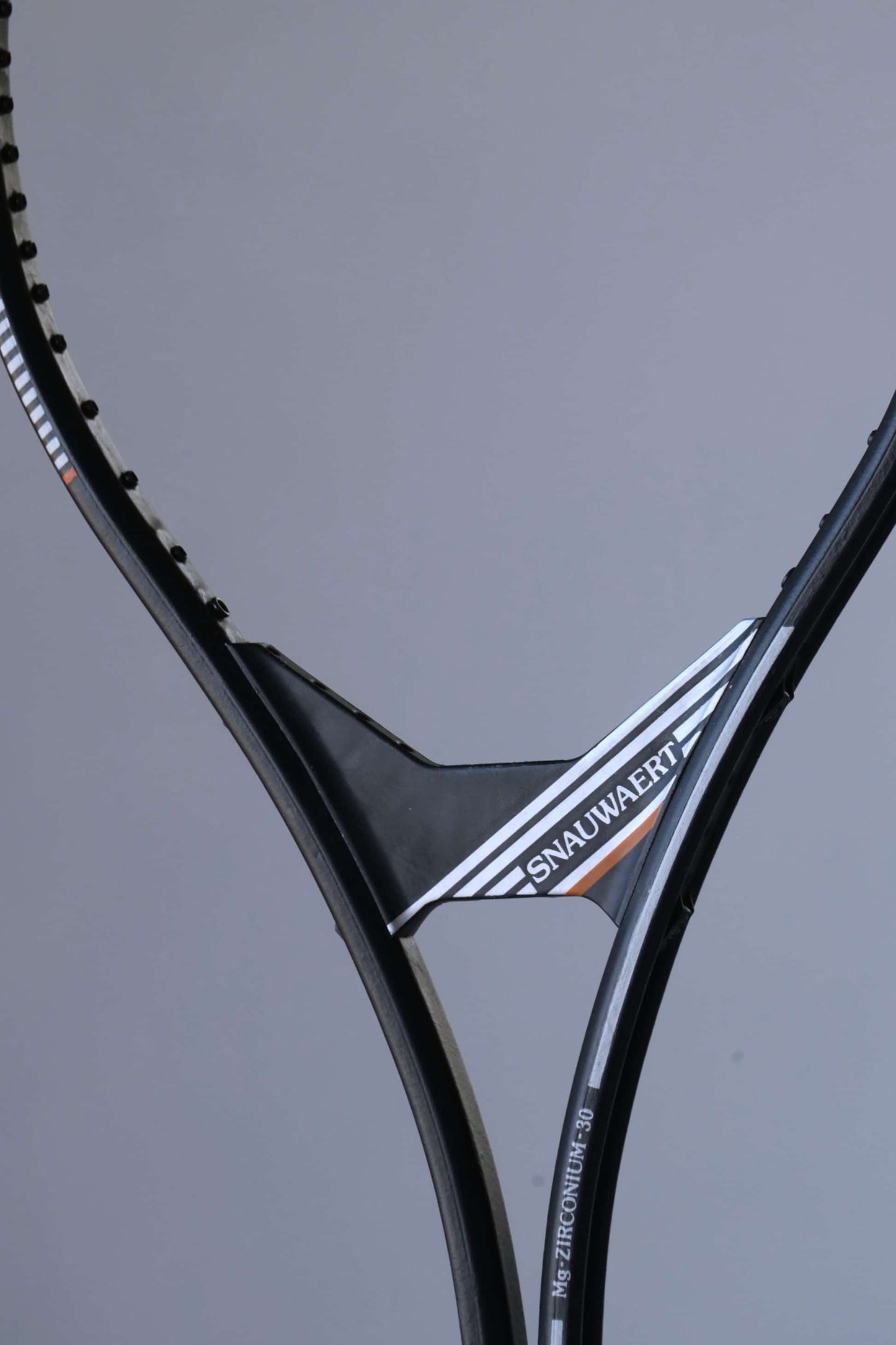 SNAUWAERT Zirconium Vintage Tennis Racquet throat