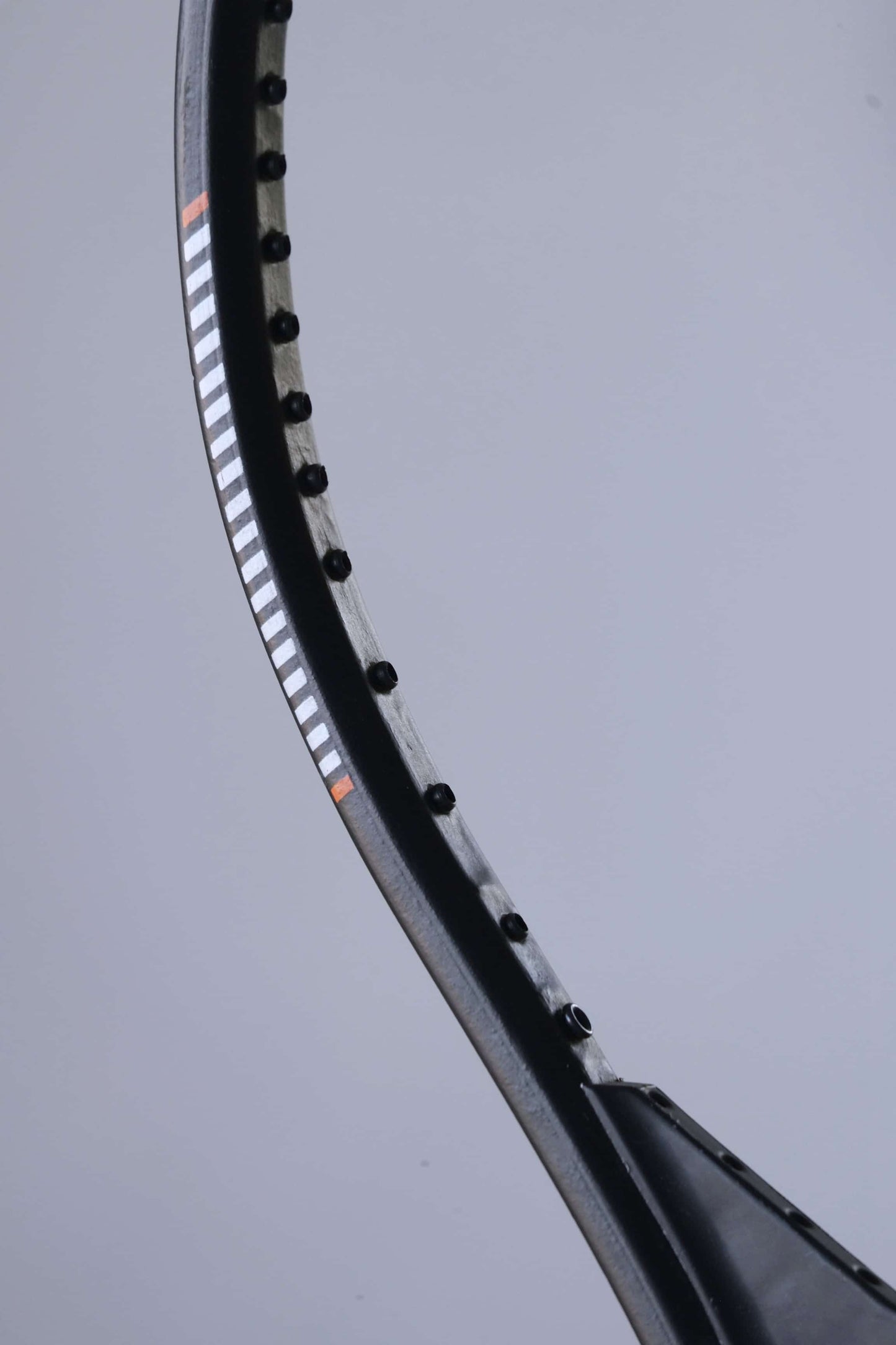 SNAUWAERT Zirconium Vintage Tennis Racquet beam and grommets