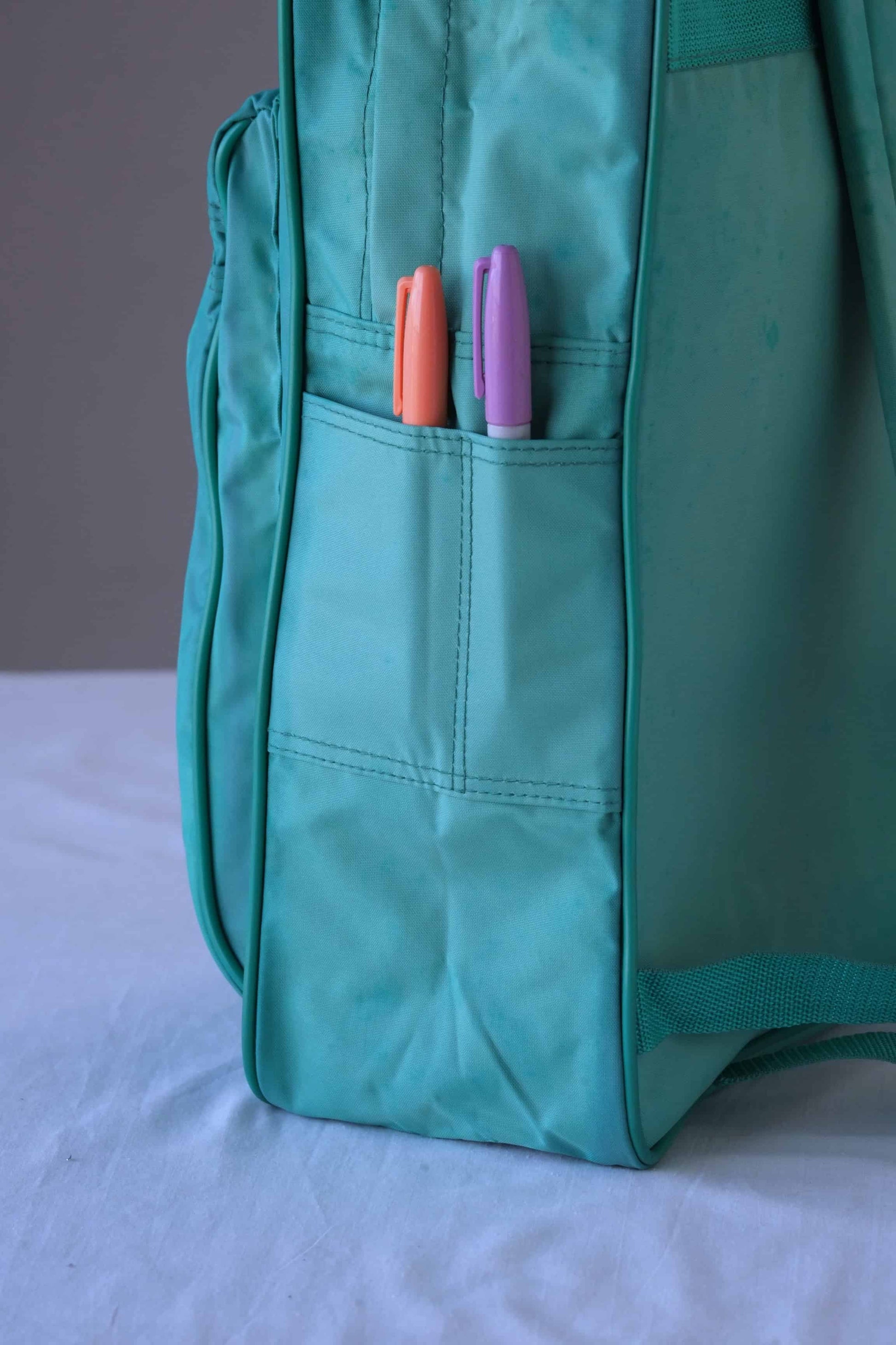 1980's Backpack side pocket