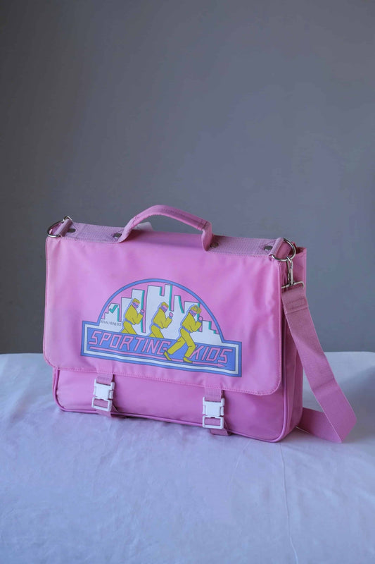 Retro Messenger Bag pink