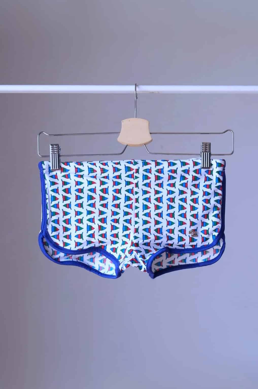 TROPIC Vintage 1970's Sailboat Swim Briefs - Nautical Pattern