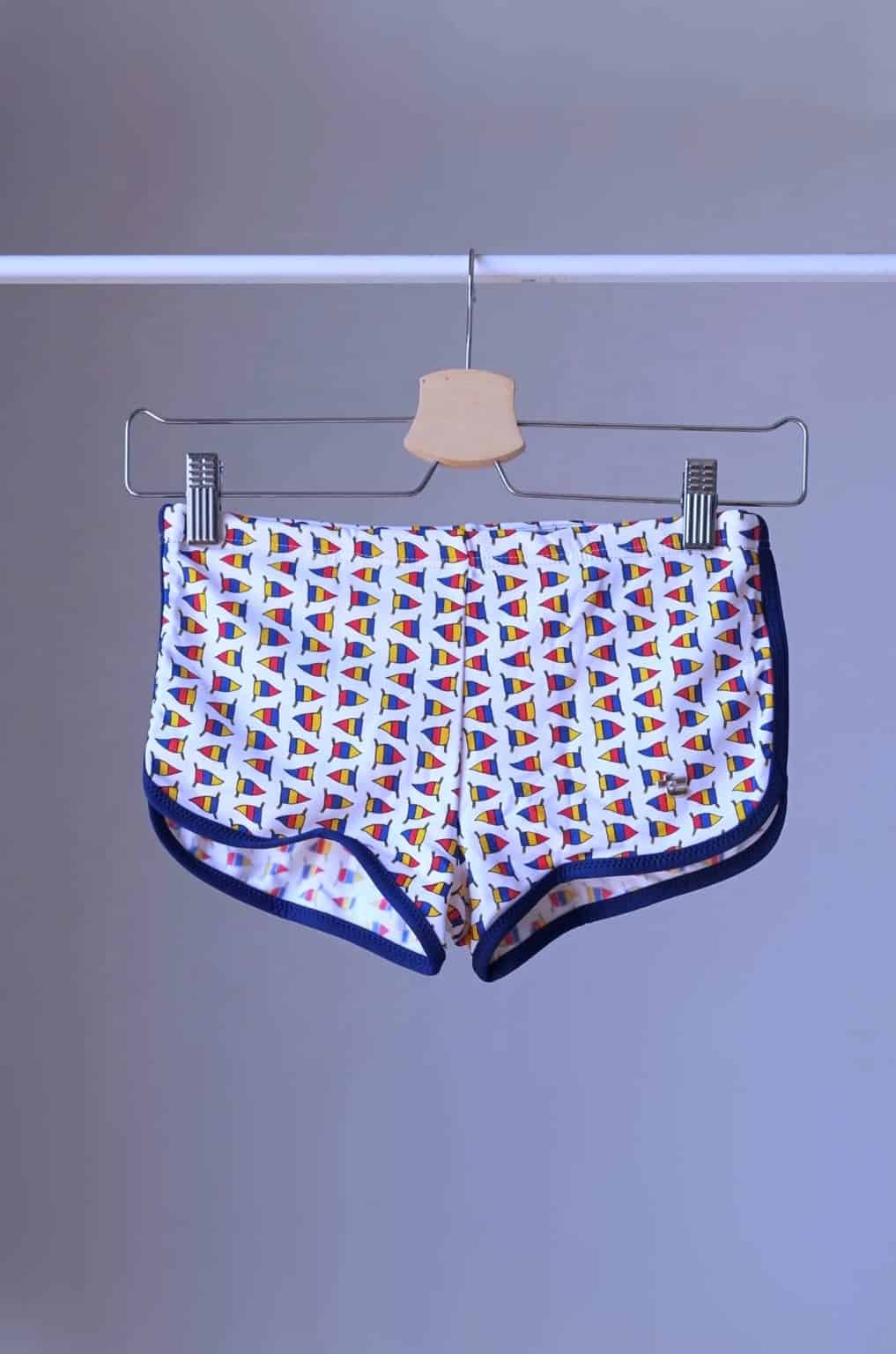 TROPIC Vintage 1970's Sailboat Swim Briefs - Nautical Pattern