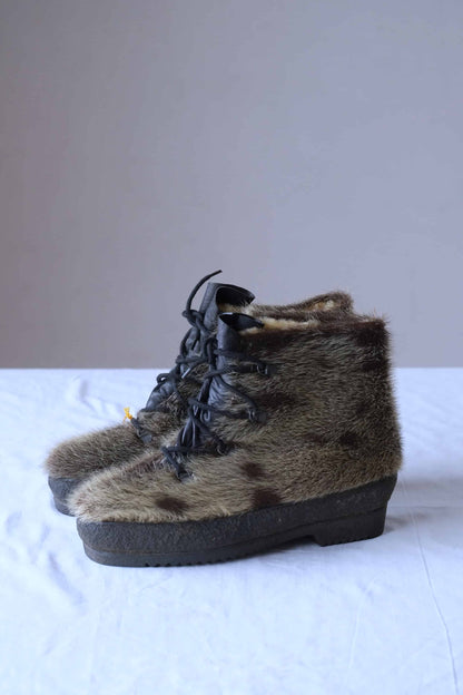 VINTAGE Sealskin Fur Boots