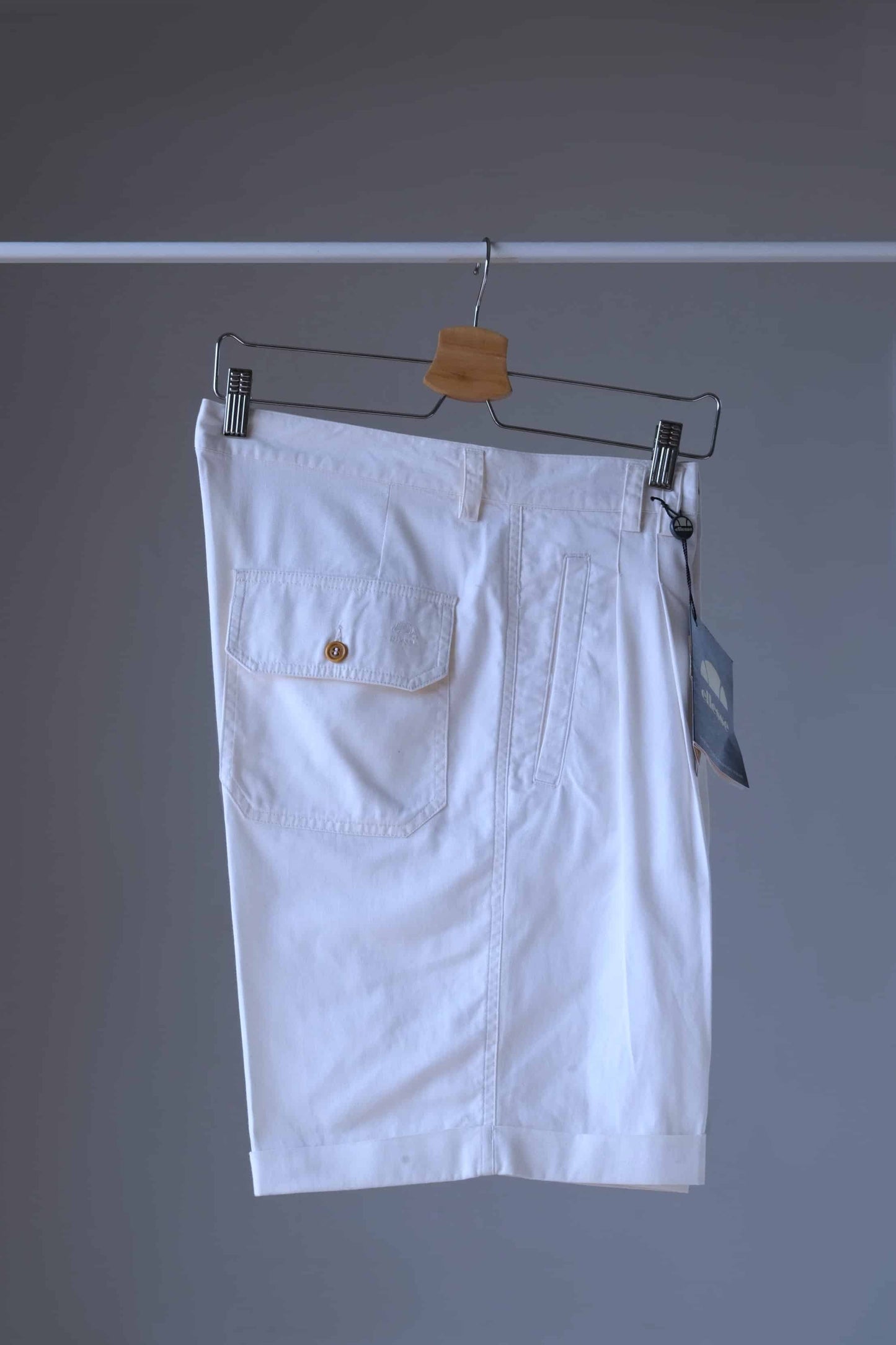 Side view of vintage ELLESSE Men's Bermuda Shorts