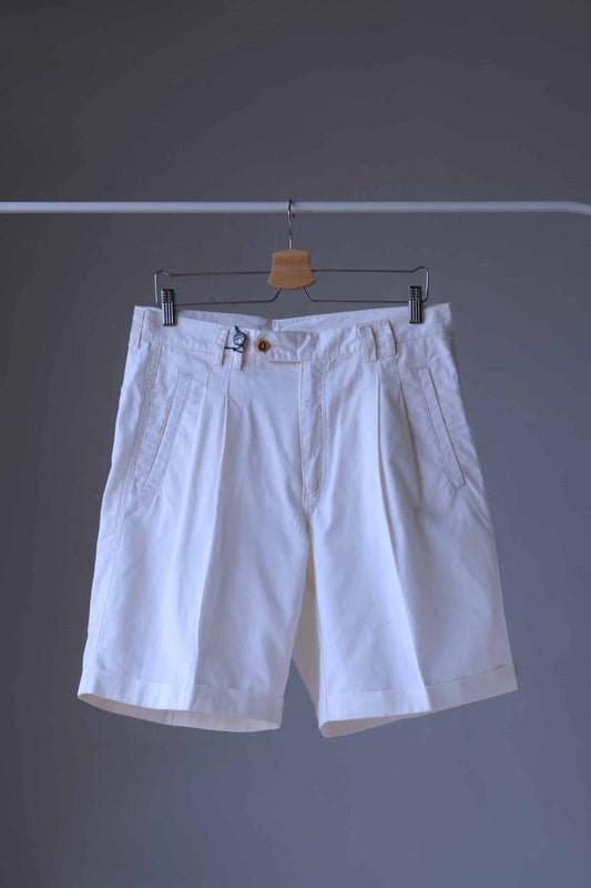 Vintage ELLESSE Men's Bermuda Shorts on hanger