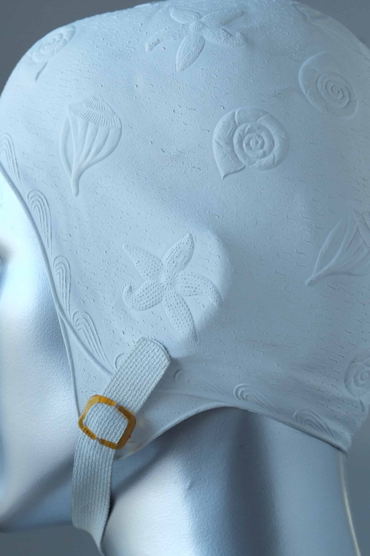 Vintage Patterned Swim Cap details