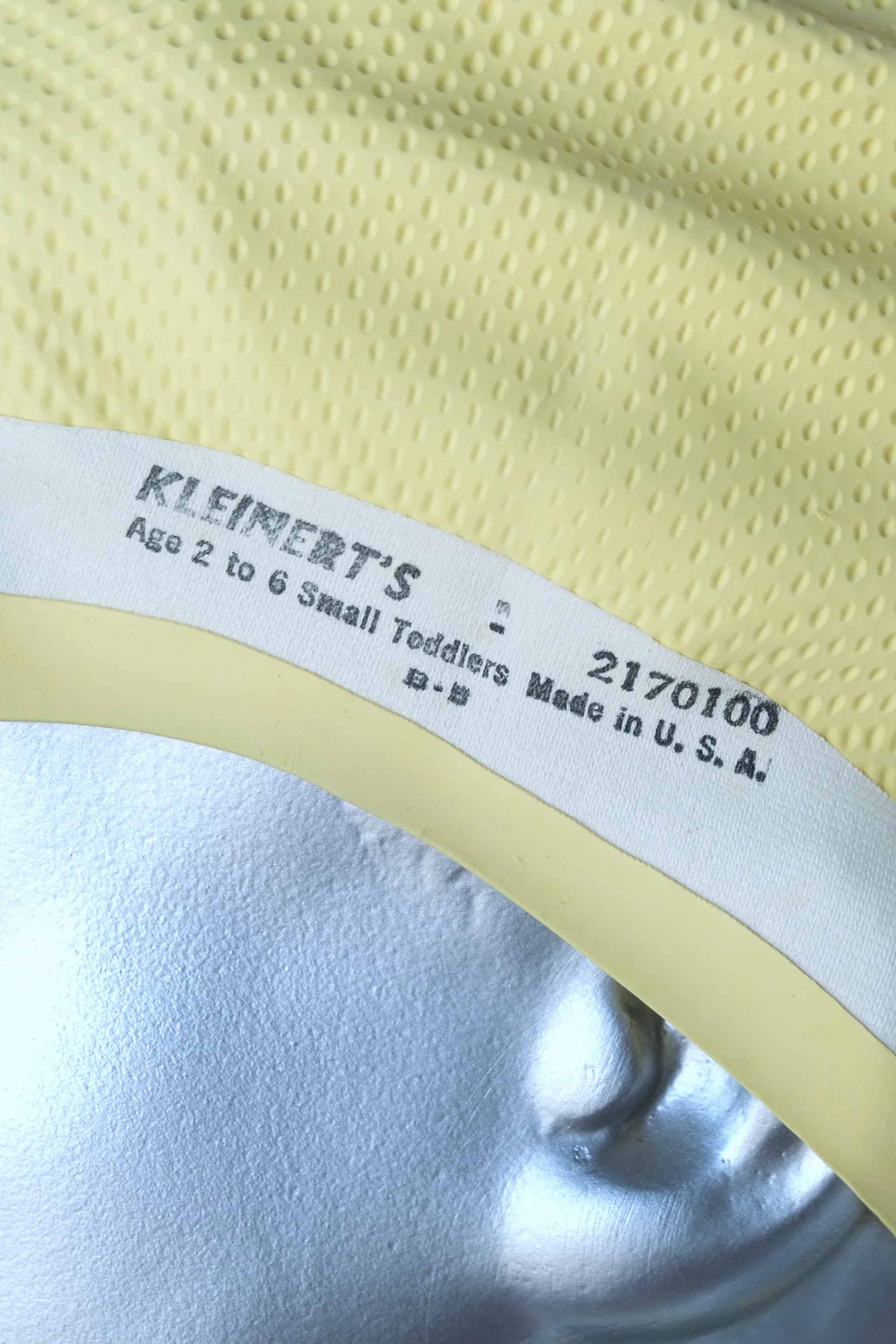 Vintage Swim Cap kleinert's label