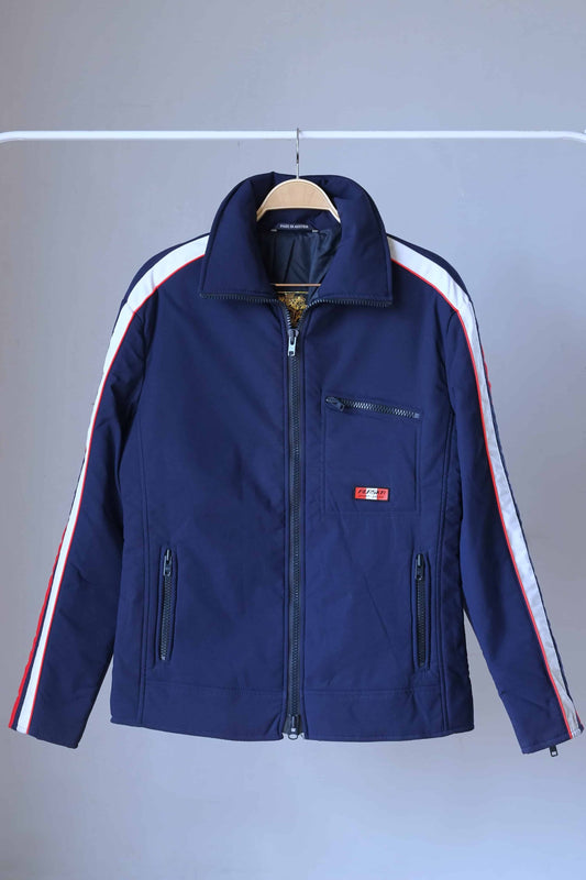 Navy 70's Retro Ski Jacket