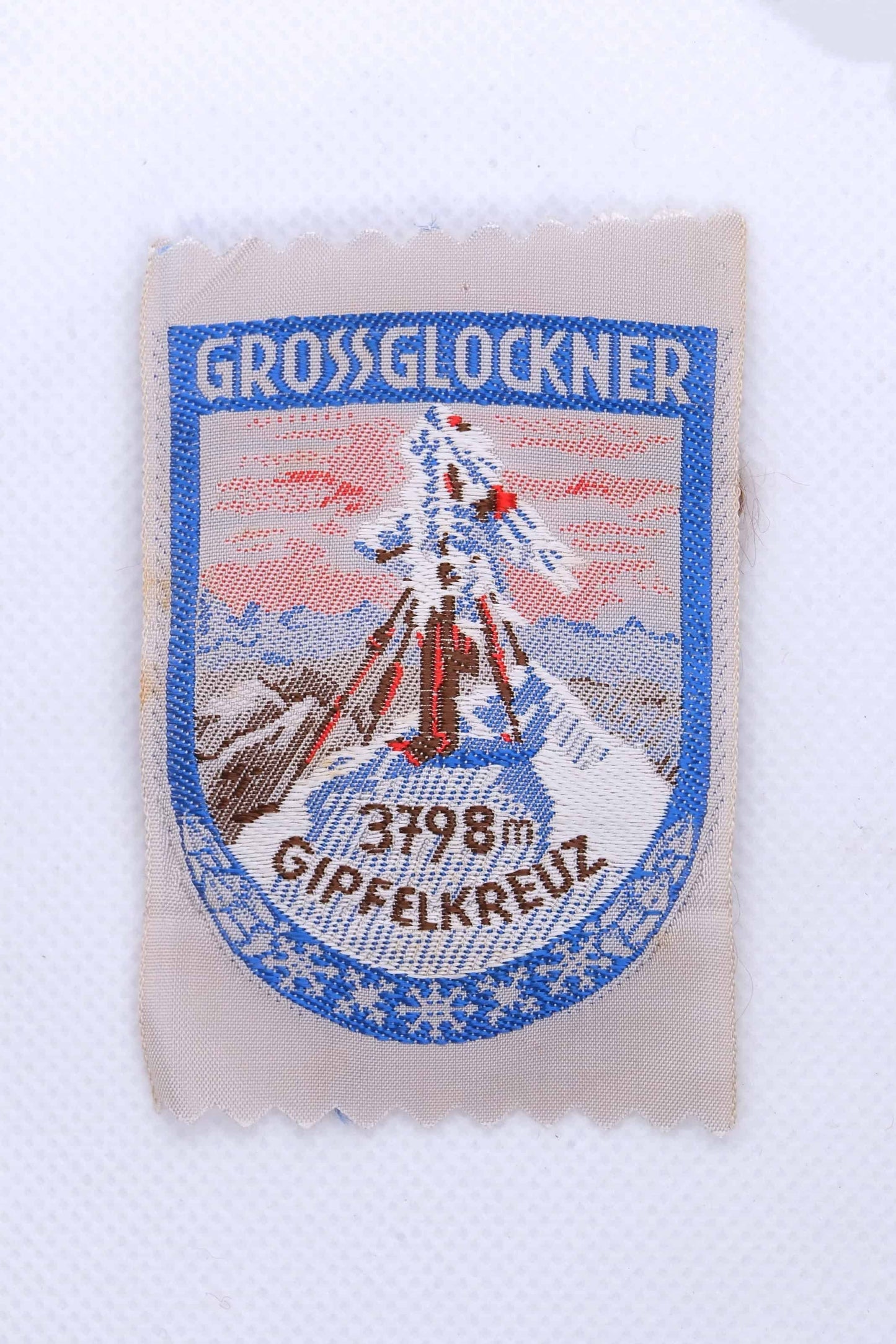 Vintage GROSSGLOCKNER AUSTRIA Embroidered Ski Patch