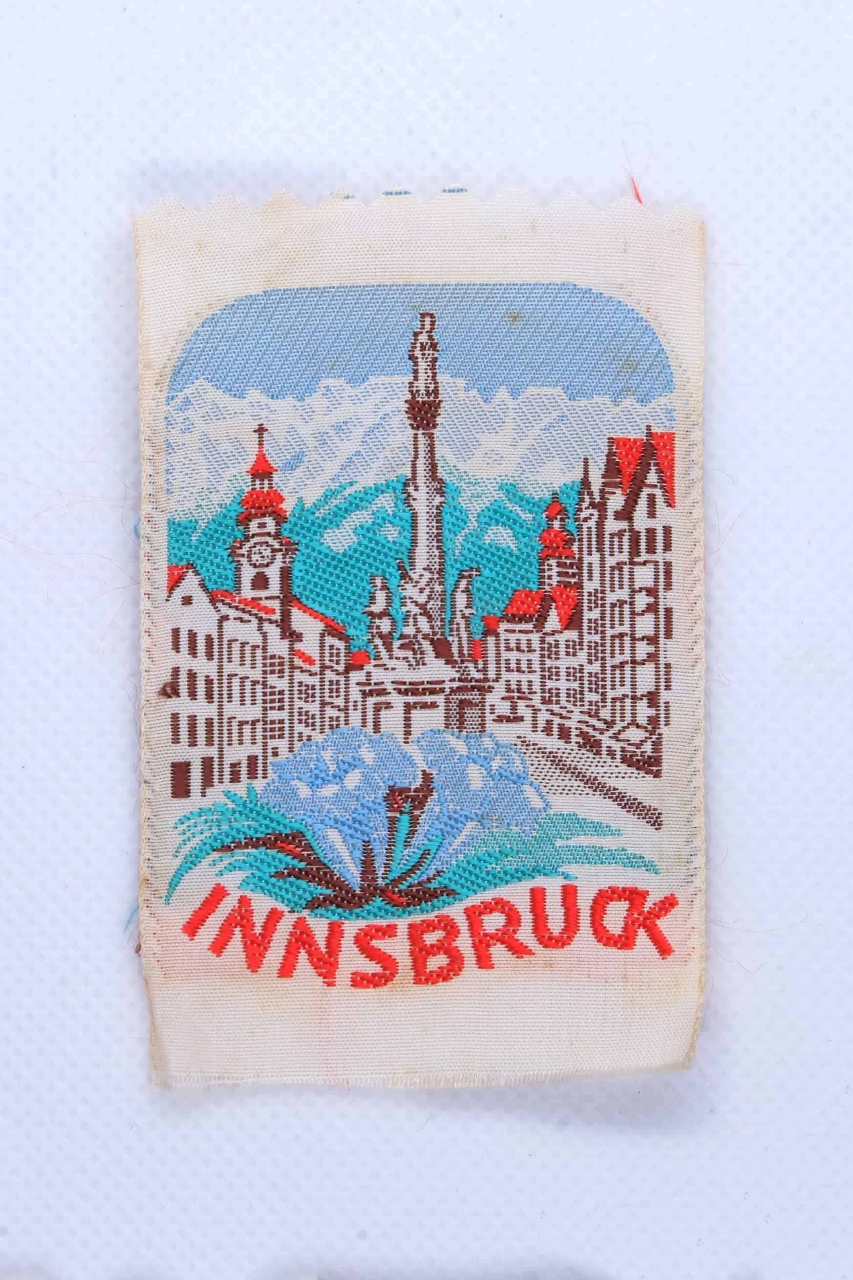 Vintage INNSBRUCK AUSTRIA Embroidered Ski Patch