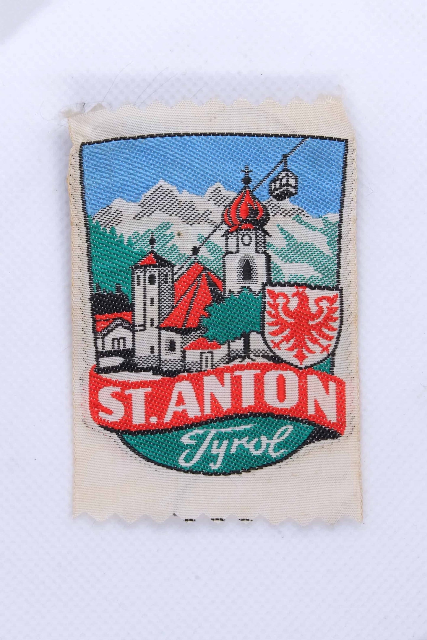 Vintage ST ANTON AUSTRIA Embroidered Ski Patch