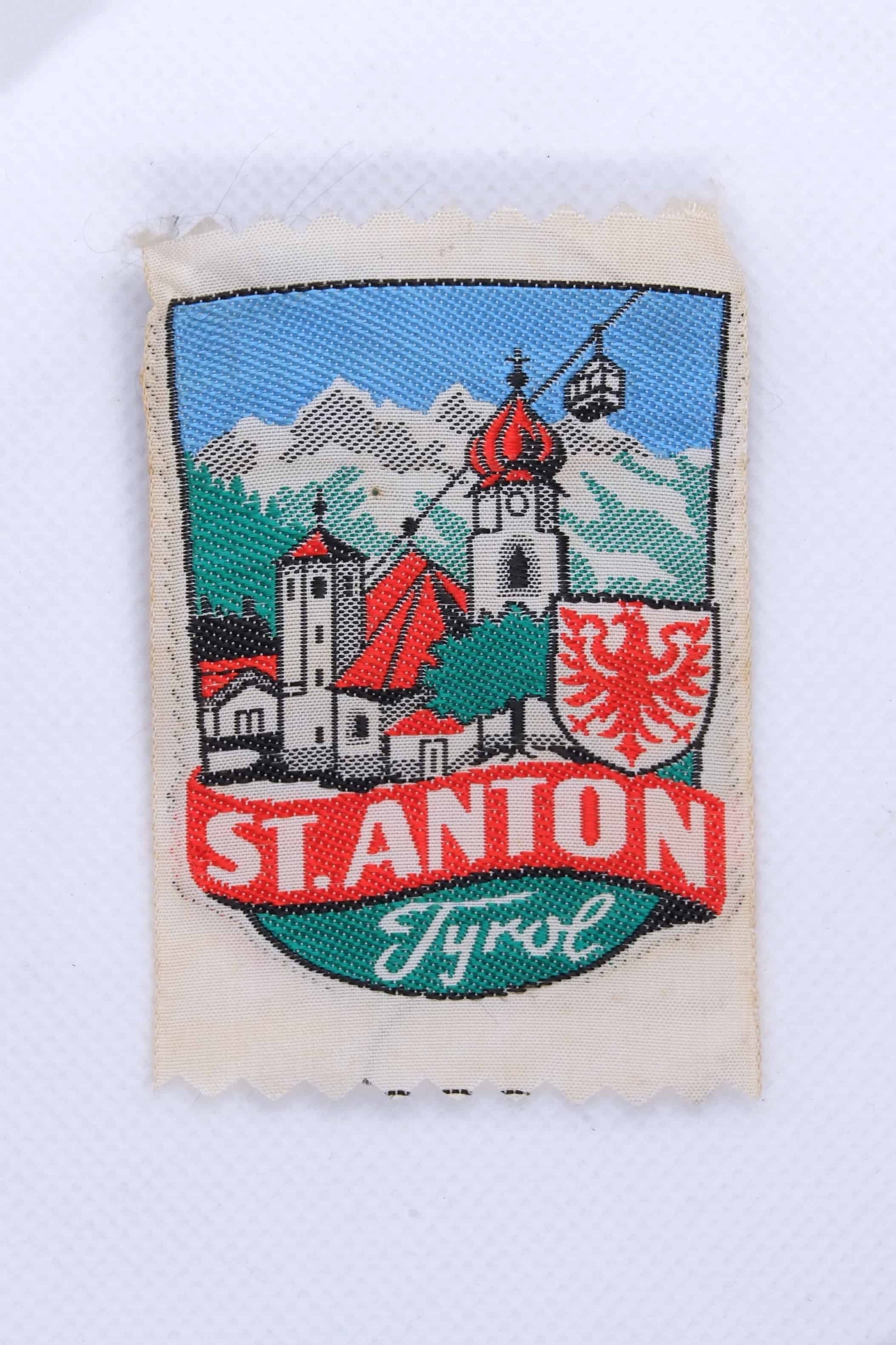 Vintage ST ANTON AUSTRIA Embroidered Ski Patch