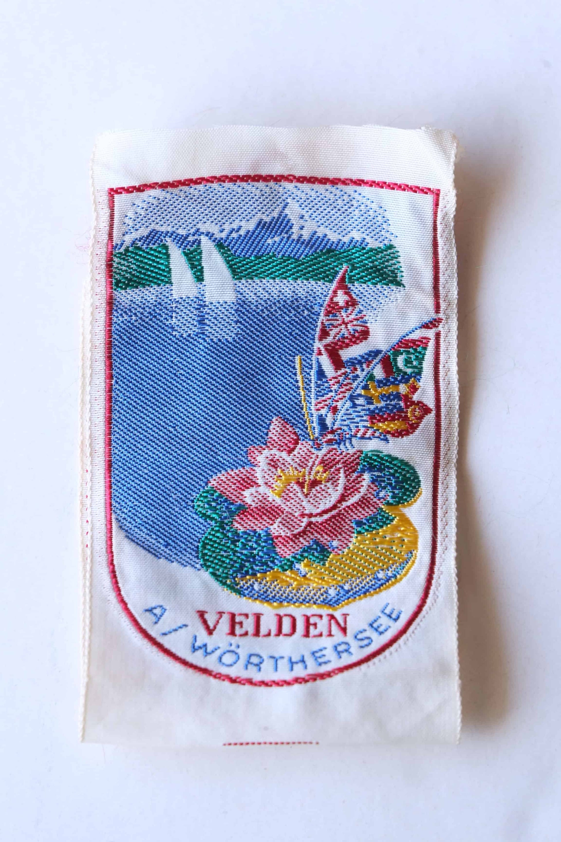 VINTAGE AUSTRIA VELDEN AUSTRIA VINTAGE EMBROIDERED PATCH