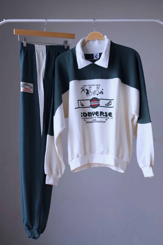 Vintage Converse Tracksuit DARK GREEN