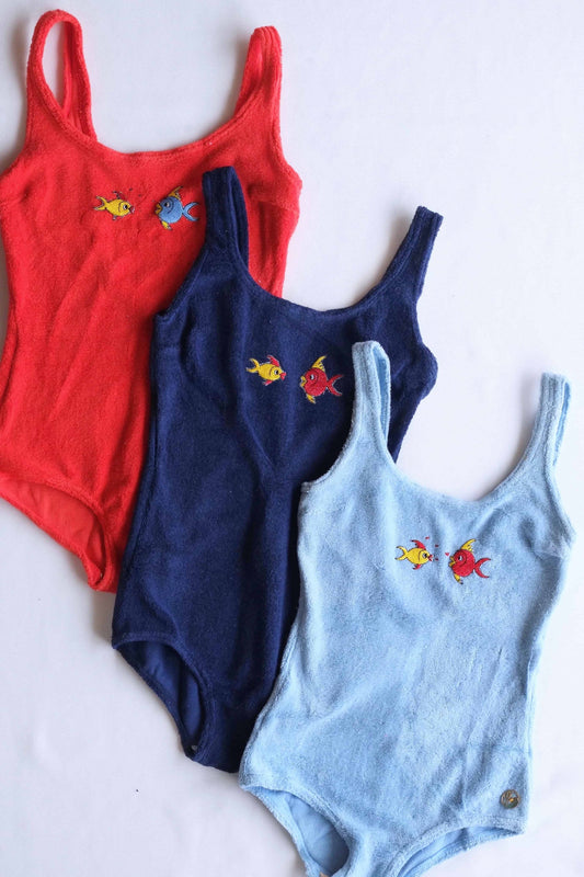 70's Terry Swimsuit for girls