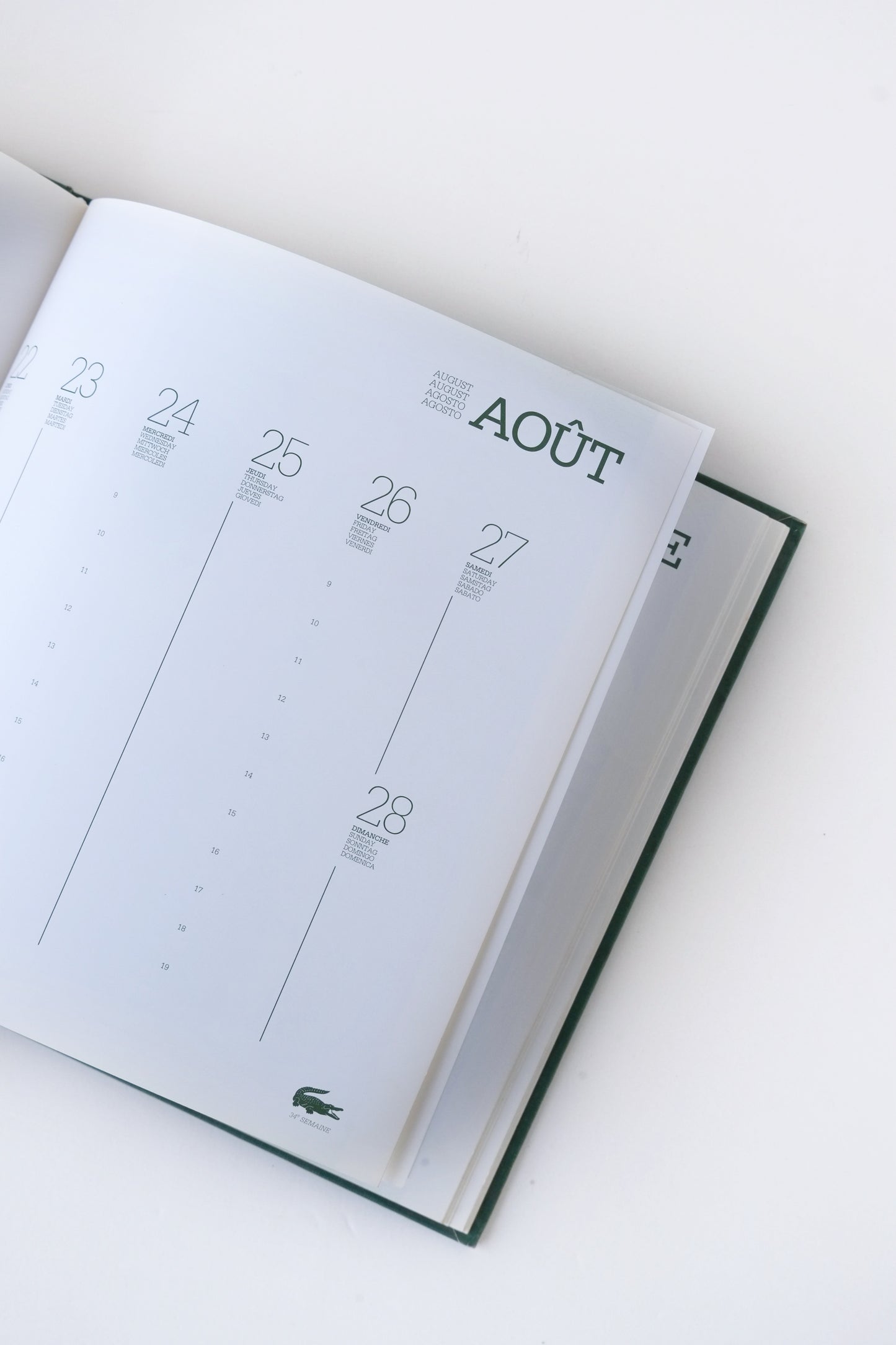 LACOSTE 50th Anniversay 1983 Agenda