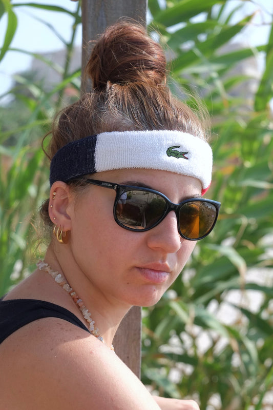 Vintage LACOSTE Terry Headband