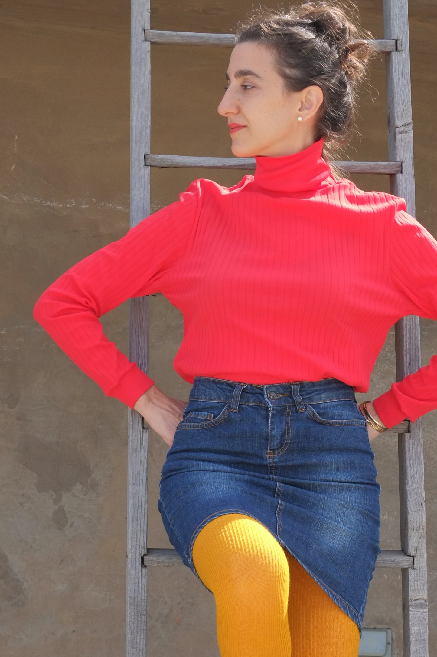 ONZA 70's Rib Turtleneck