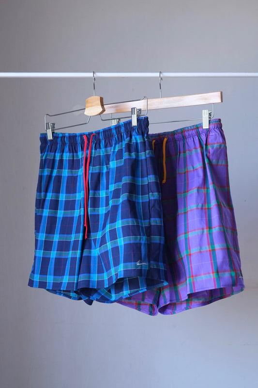 BARNERT Plaid Swim Shorts