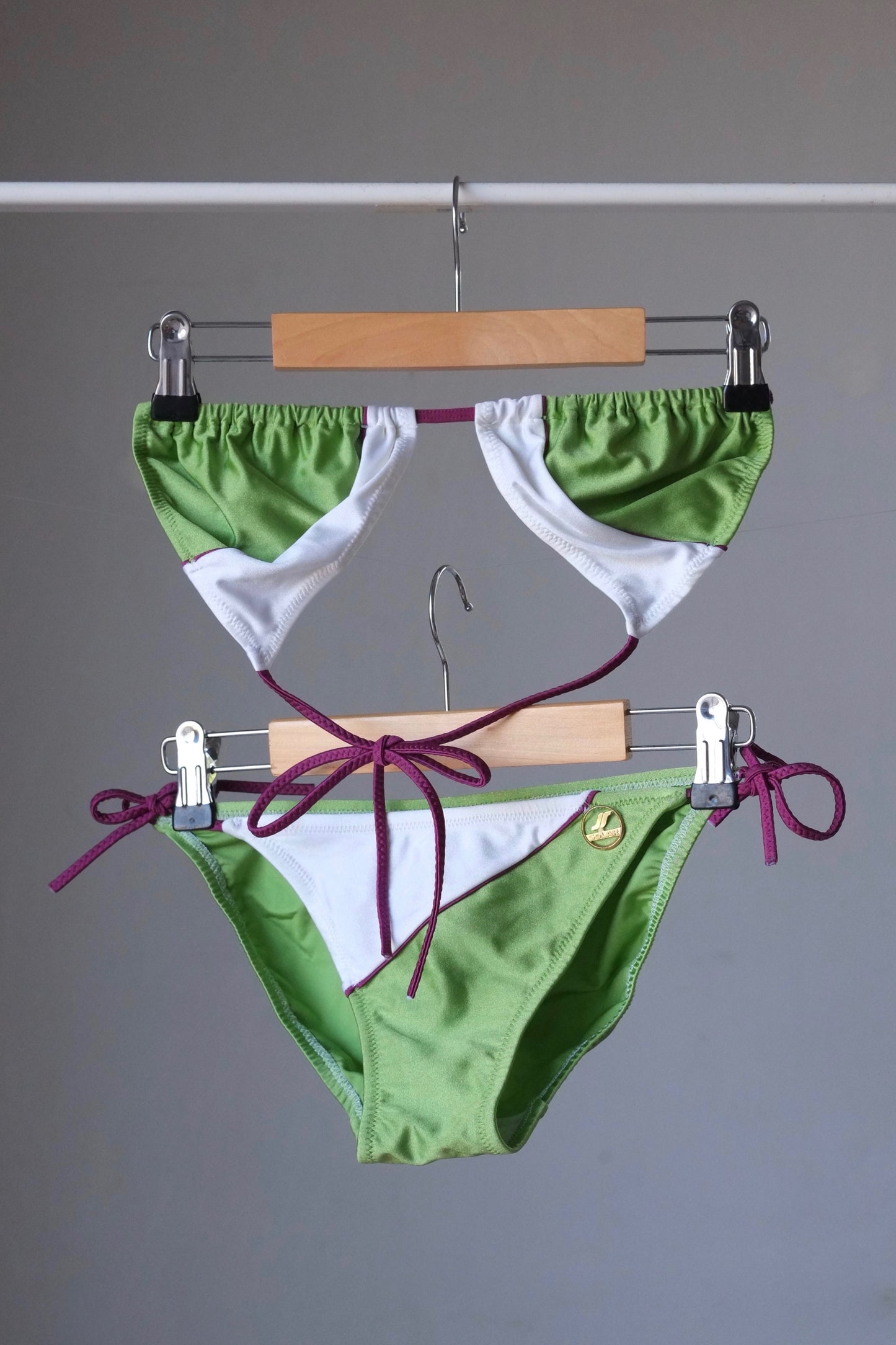 SOLAR Tri-Color Triangle 80's Bikini