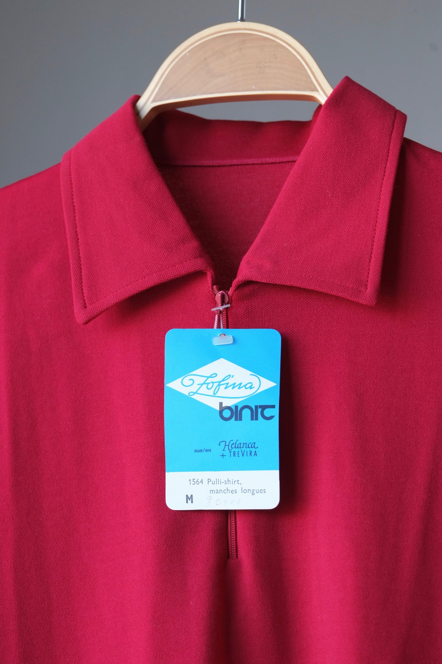 ZOFINA Long Sleeves 70s Polo Shirt