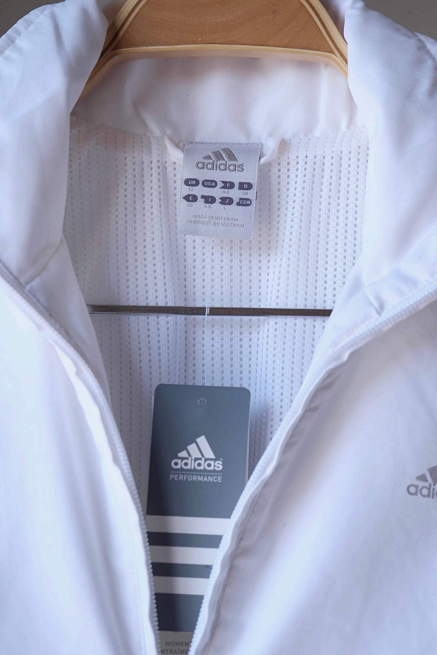 Adidas Women's Windbreaker label