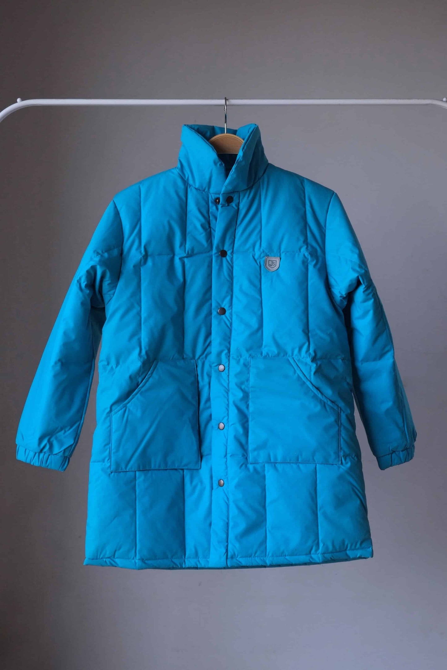 Vintage 80's Puffer Coat turquoise