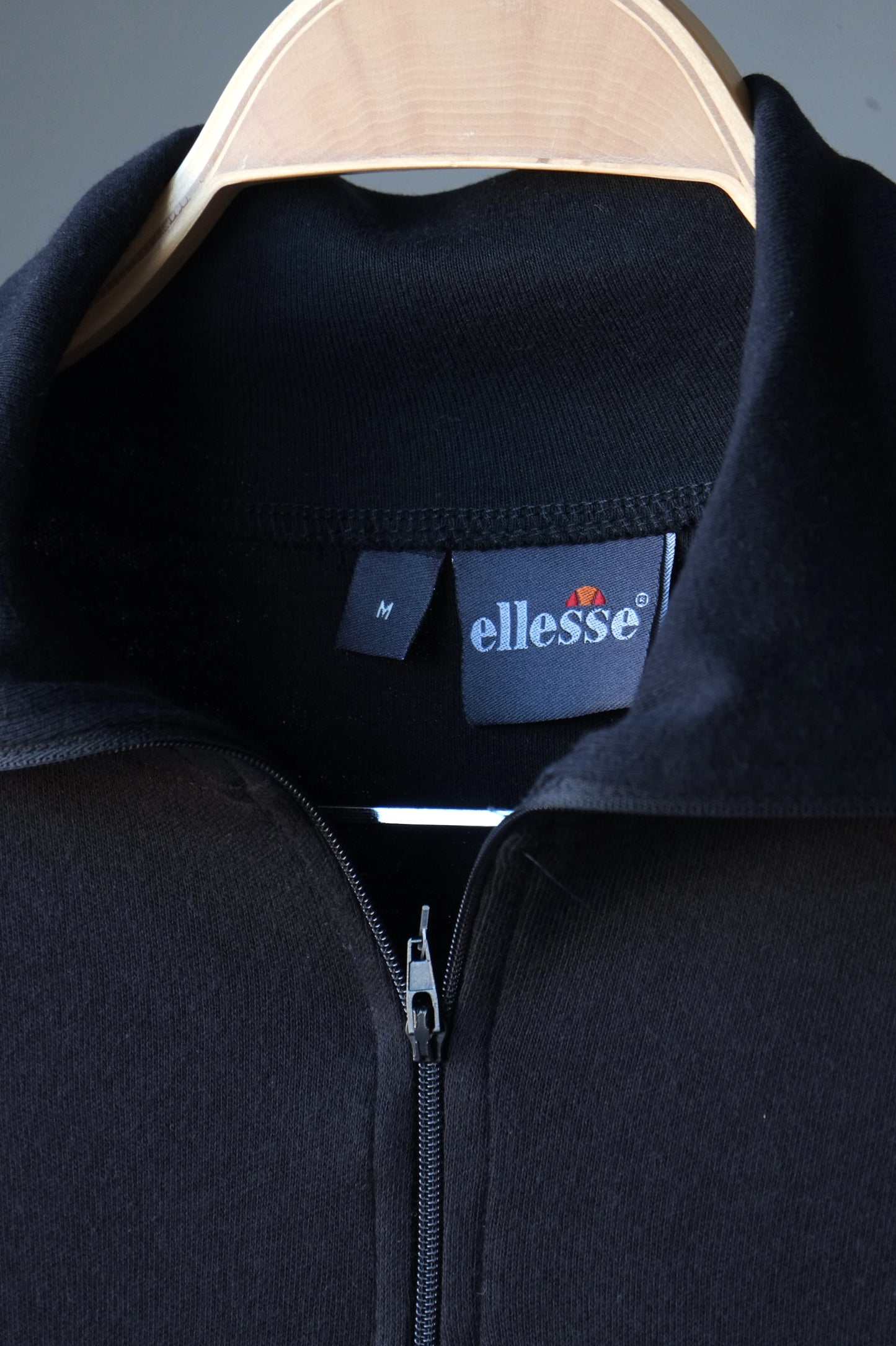 ELLESSE Cotton Zip-Neck Top