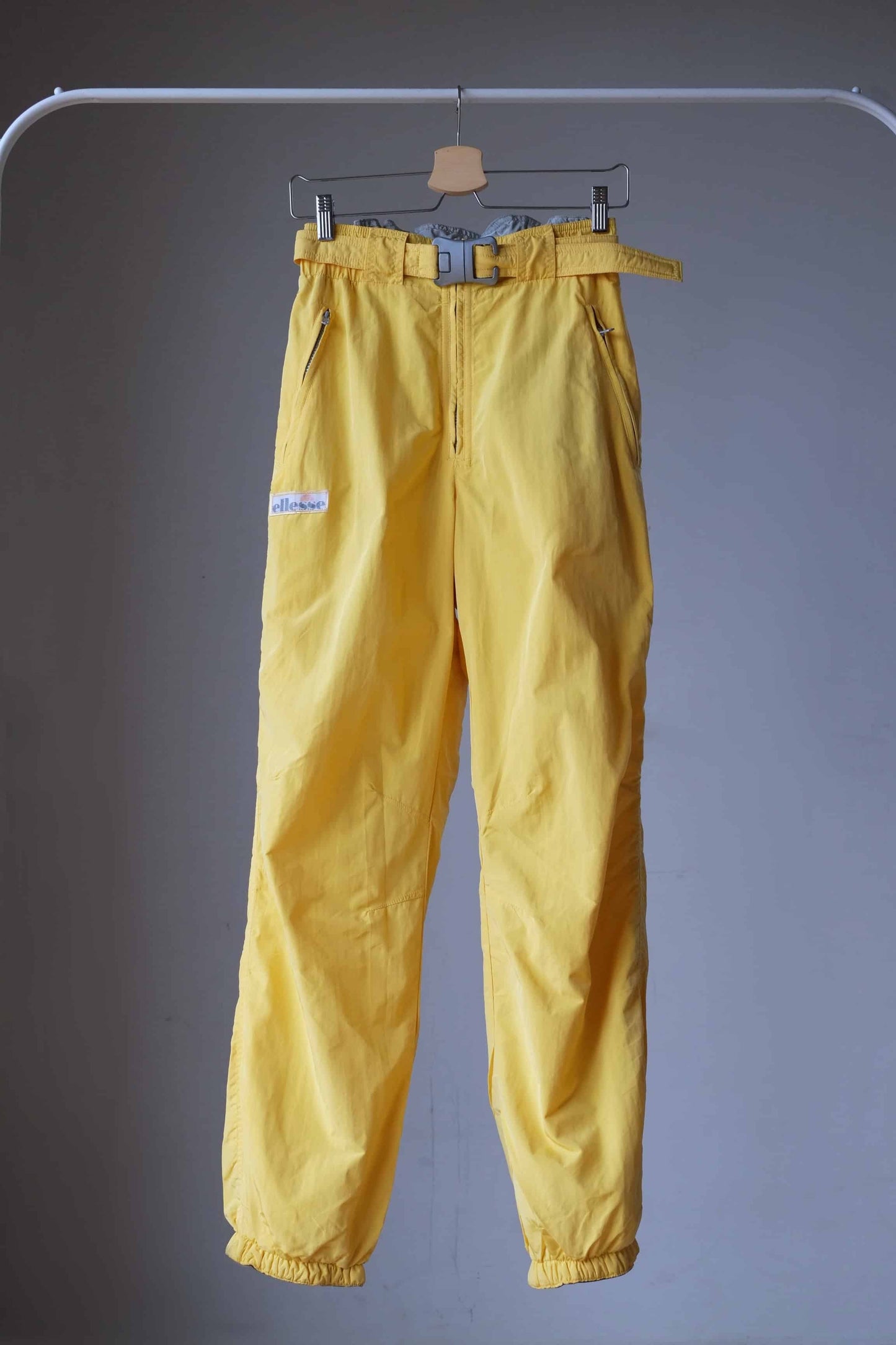 ellesse 90s ski pants yellow
