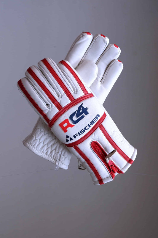 FISCHER Vintage Leather 80's Ski Gloves
