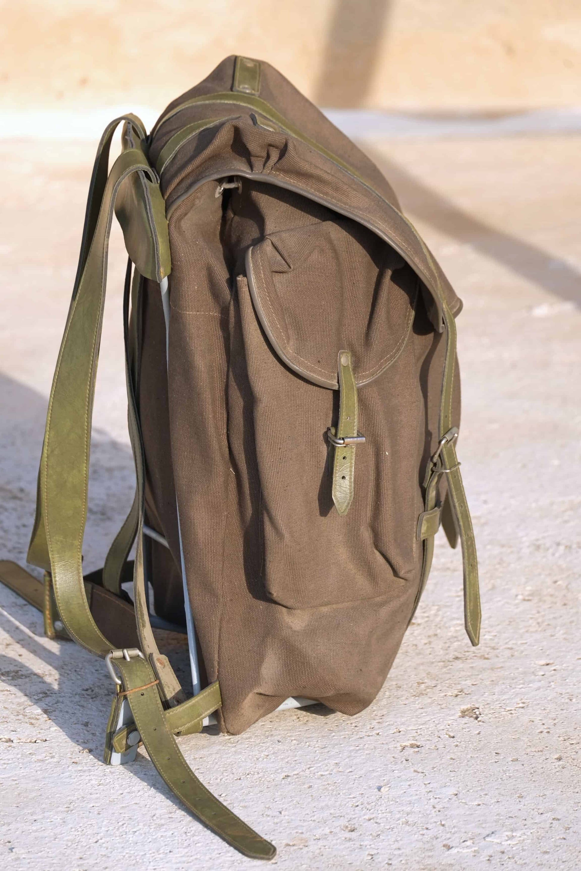 GALA CZECHOSLOVAKIA 70's Canvas Rucksack w/ Frame